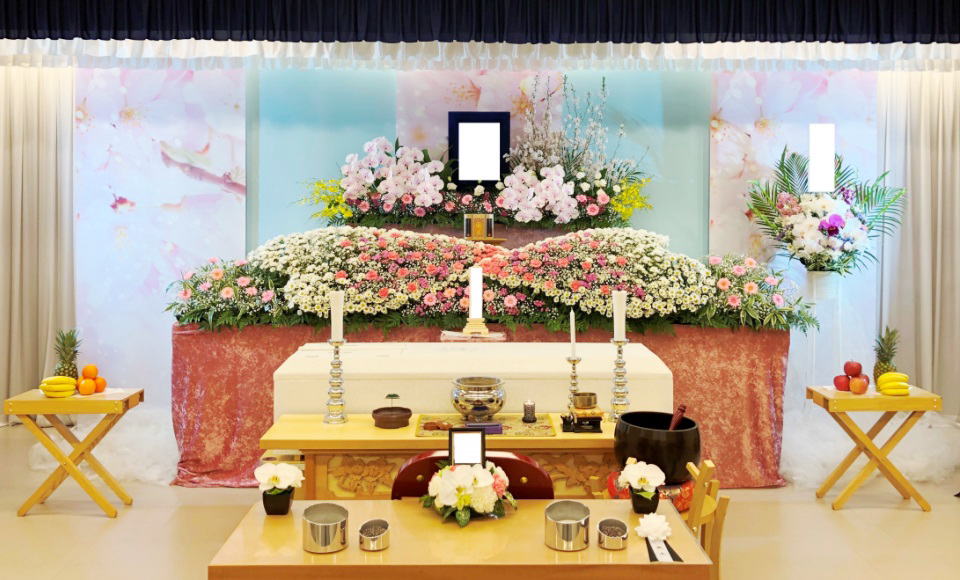 季節の花祭壇「春」Dタイプ