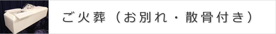 お別れ付きご火葬 海洋散骨セット（粉骨付き）